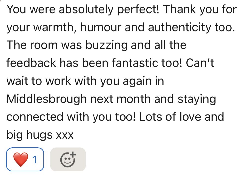 Lovely feedback from the event organizer after a professional event where @andydsmith7 & I delivered a @SmashLifeUK1 keynote presentation to a packed room full of professionals today in London! 

#smashlifeuk #leadingfromtheheart #keynotespeakers #education #traumainformed