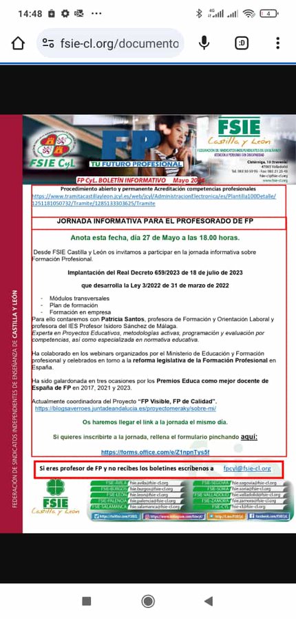 FSIE Valladolid tweet media