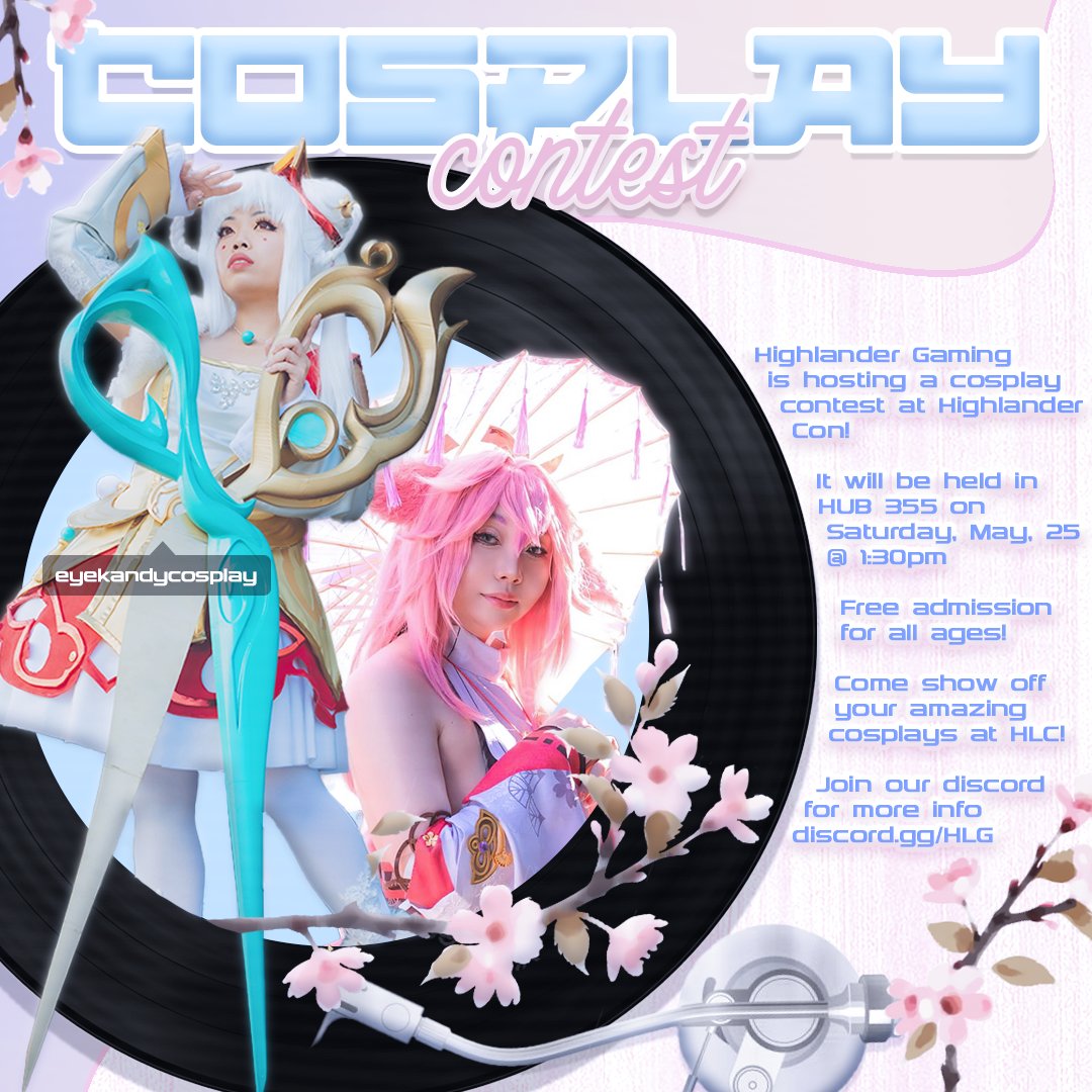 HLG_UCR's tweet photo. 🪻4 More Days Till HighlanderCon!🪻 

🎨Show your creativity and dress up in your favorite character for our Cosplay Masquerade!!

🎀Not into cosplay? Attend our wonderful Maid Cafe instead!

For more information, join our Discord! https://t.co/jaU4Nzh6Z9