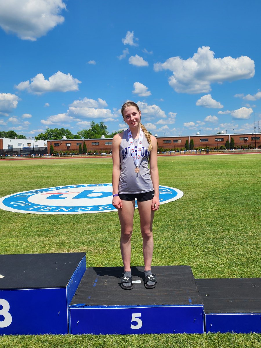 TrackWatertown's tweet photo. Congratulations to Shayla Allison on finishing 5th in high jump today!! #tssaastatetrackmeet https://t.co/PIuk1MmWab