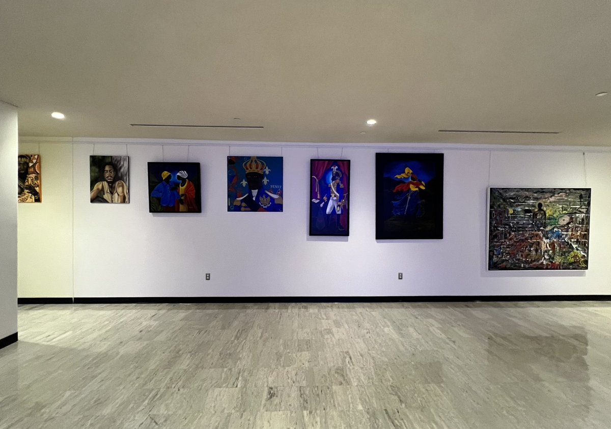 rememberslavery's tweet photo. The exhibit “Haiti-Louisiana: Tides of freedom” is now on display at UNHQ. It honors the courage of those who fought for freedom in the Haitian Revolution and the 1811 German Coast Uprising, the largest revolt of enslaved peoples in US history. #RememberSlavery https://t.co/AyUKVenaJu