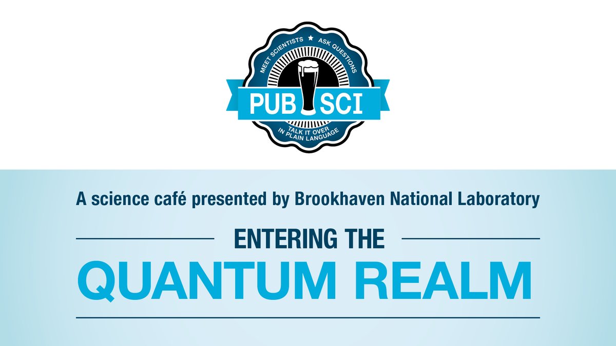 Tonight, join our scientists for a drink and casual conversation about #quantum science and technology. 🍻 bnl.gov/pubsci/