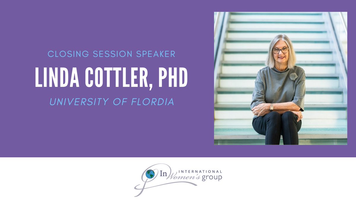 Get ready to be inspired by insights from Dr. Linda Cottler at #InWomens2024 TOMMOROW! As a leader who increases the visibility of underrepresented communities, she is helping to advance #healthequity.
 Join us to learn from some of the best in the field. #GenderResearch