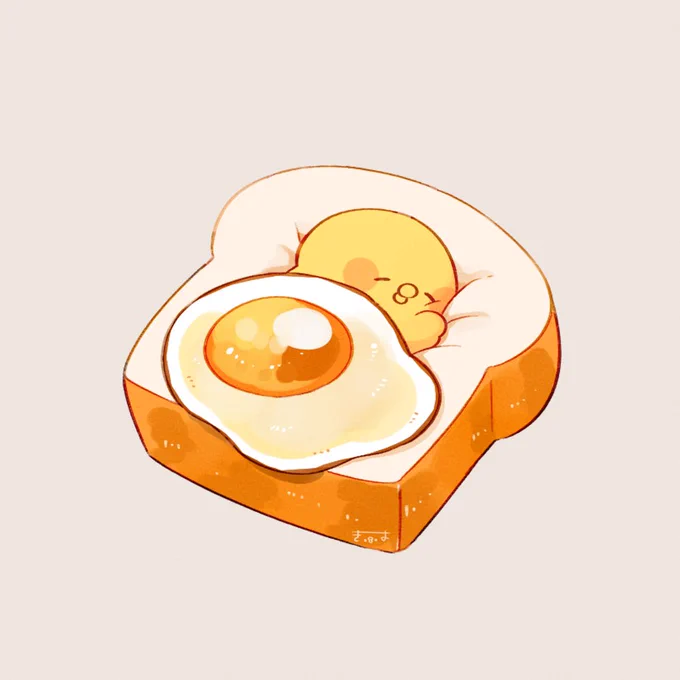 むにゃむにゃ...#きみピヨ 