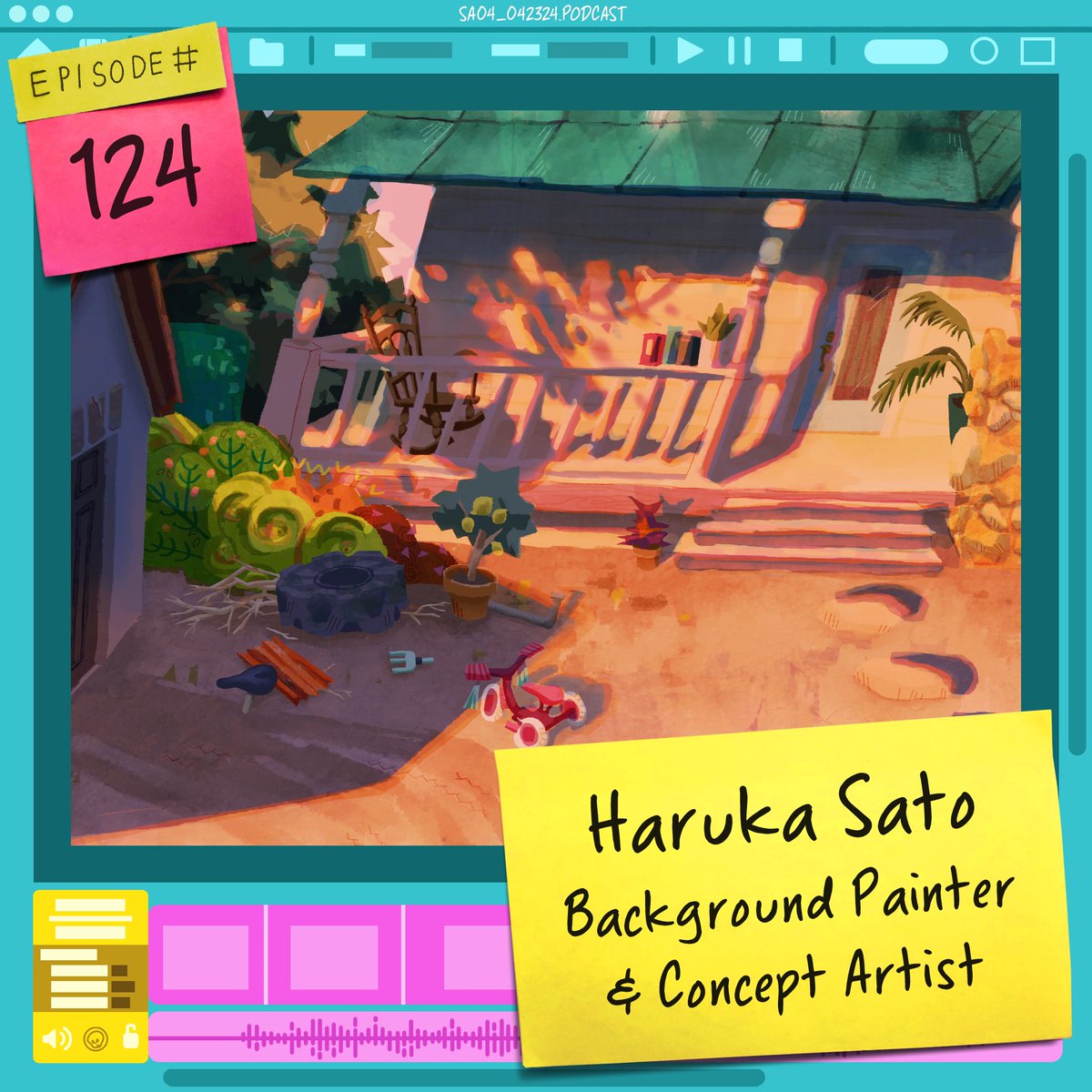 StraightAheadAP's tweet photo. Tune in as we talk to @here_is_haruka, a Japanese concept artist working in Japan. Learn about all the different jobs Haruka worked until she landed her Background Painter role on an anime feature film.  

https://t.co/xhSciRSz9E https://t.co/Jj7S9yUySZ