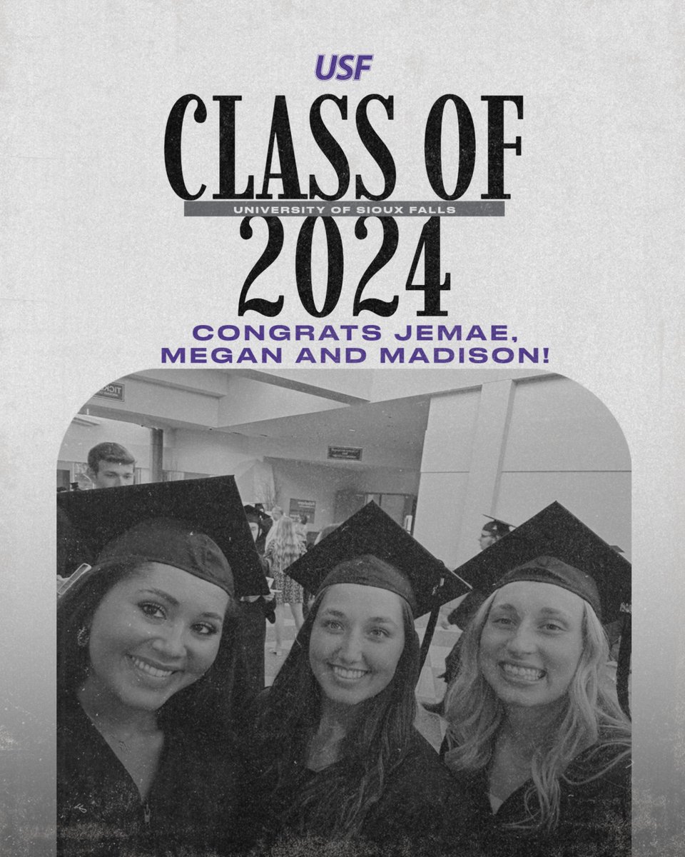 Congratulations to @jemae_nichols @MeganFannin3 and @MadisonWuebben on their Graduation from USF! All three will be pursuing an MBA at USF next fall. We couldn't be more proud of you for representing our program on and off the court! Big things ahead! 👩‍🎓