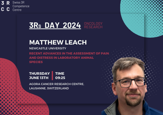 🐭Looking forward to #Swiss3RsDay2024! Join us to hear from Matt Leach, Director of the Comparative Biology Centre at @UniofNewcastle. His talk will explore innovative methods for improving animal welfare using state-of-the-art technology 🌟 Register now: swiss3rcc.org/events/swiss-3…