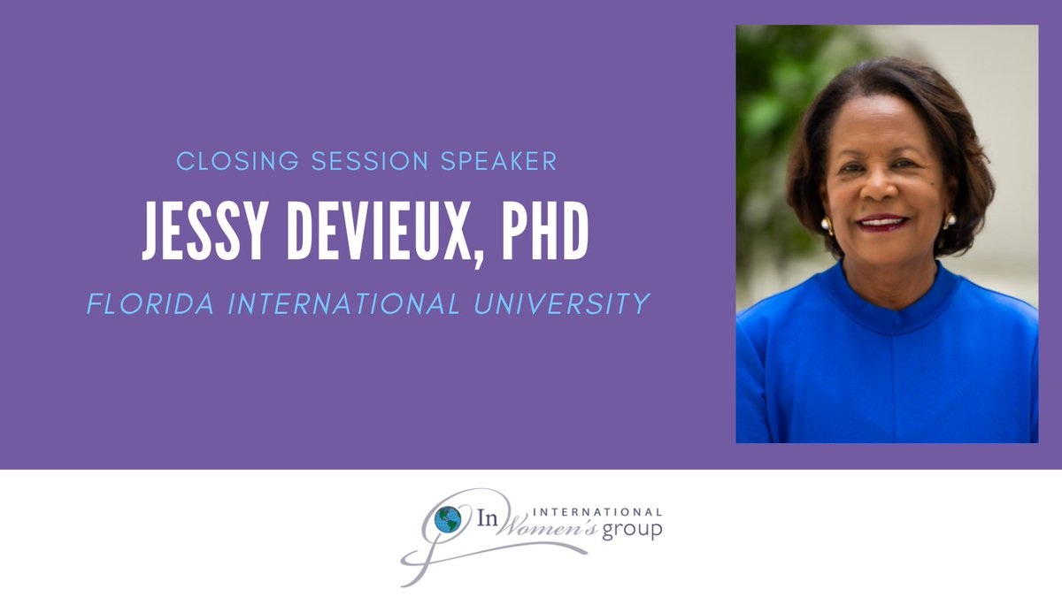 The closing session at #InWomens2024 will be full of extraordinary researchers like Dr. Jessy Devieux! She will provide some insights on how women can continue to be supported and uplifted in science. 

We look forward to seeing you all in 2 days! #Womeninscience
