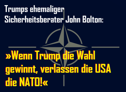 Trumps ehemaliger Sicherheitsberater John Bolton:

#FreieWelt #SvenvonStorch #SVS #Deutschland #DOnadlTrump #JohnBolton #USA #NATO 

tinyurl.com/56nwt6ue