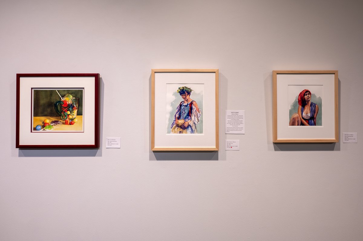 yourAGA's tweet photo. Explore โCreating Beauty โ A Watercolour Exhibitionโ, which features 11 @ualberta alumni artists in our Community Gallery: https://t.co/HCQgsrGVIJ
Installation view of Creating Beauty โ A Watercolour Exhibition, 2024.
#CreatingBeauty #YourAGA #ArtsDistrictYeg #YegDT https://t.co/ZRGqGwPTTm