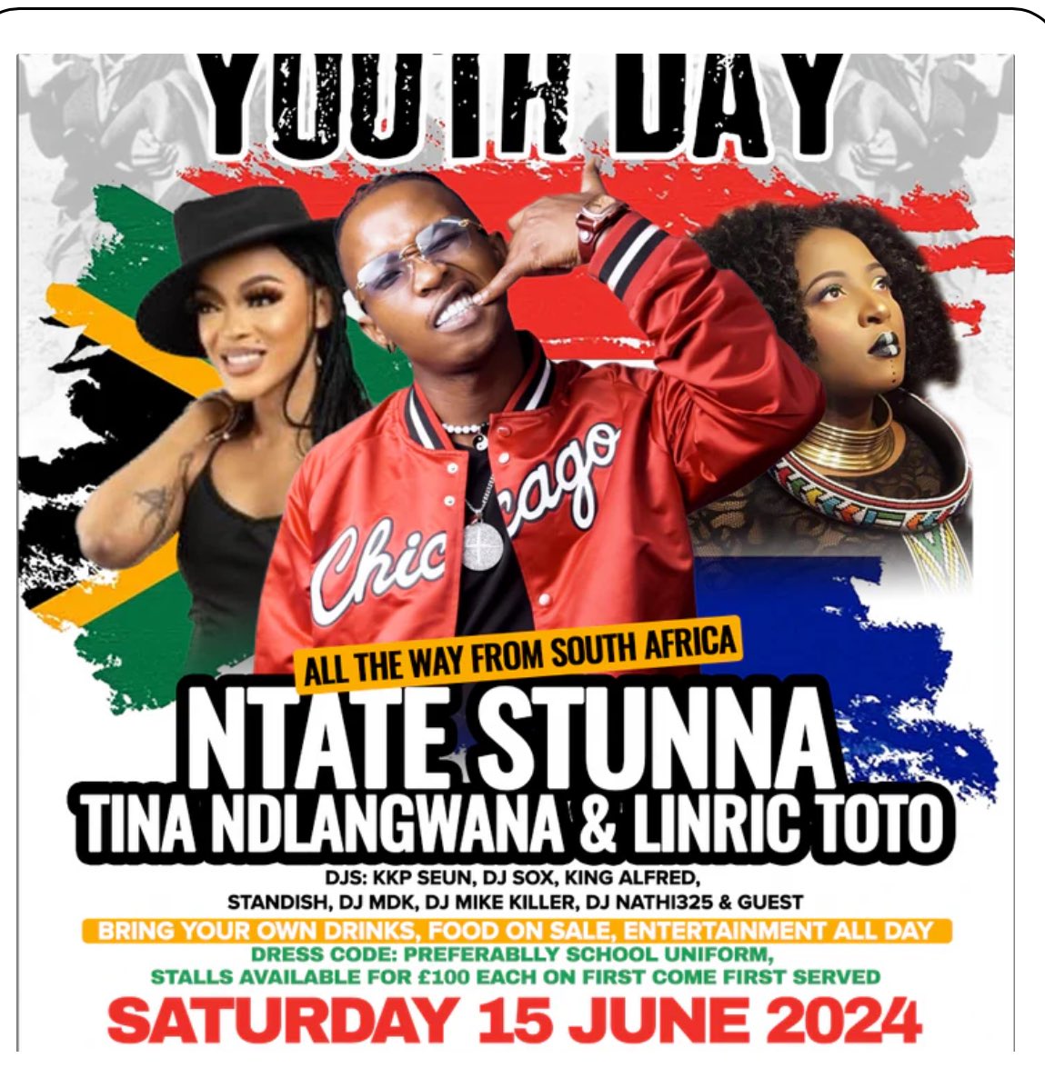 @NtateStunna I have just bought my ticket 🎫, I am organising for a Lesotho 🇱🇸!!! Let’s Goo!!!