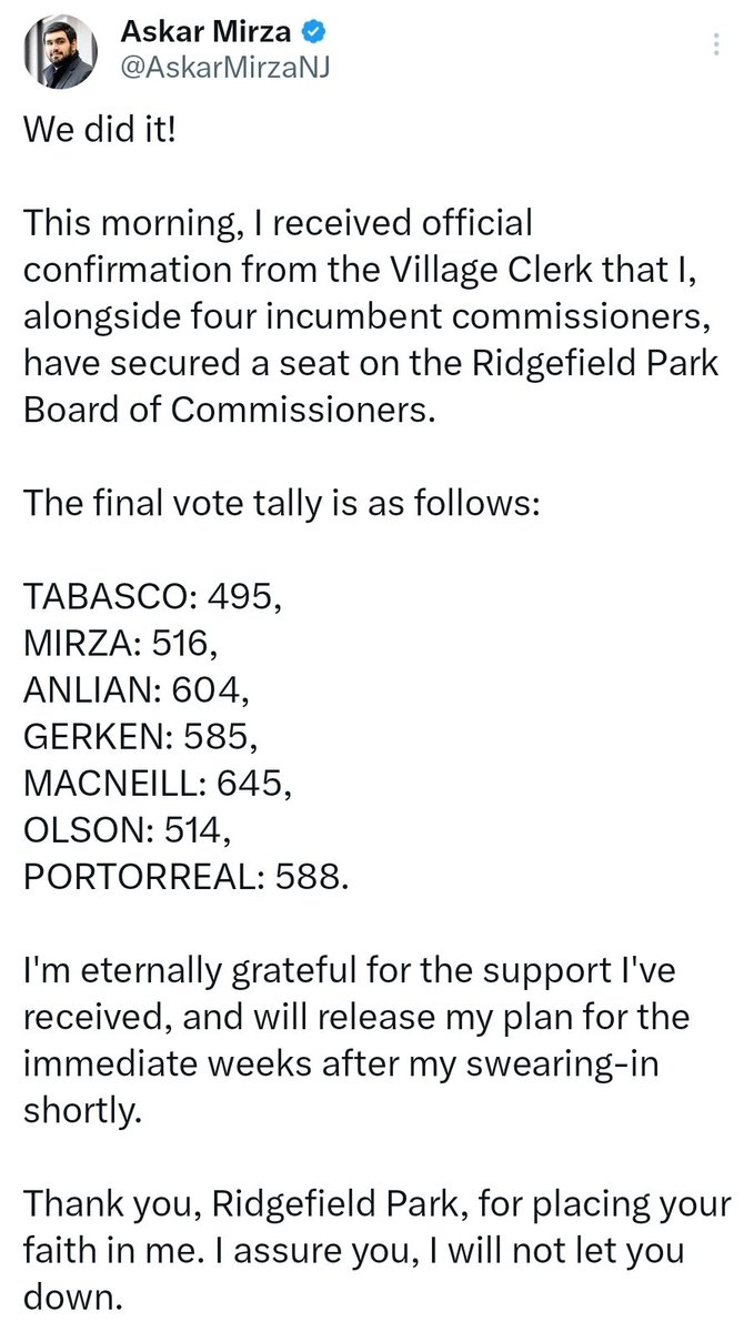 what happened? Askar made history and won a seat in a Biden +31 town by 2 votes. So shout out to Askar for being brave and making that dream a reality. And shout out to @MichaelCasey_ for being the superstar campaign manager in his corner. The sky is the limit Askar. Go get it!