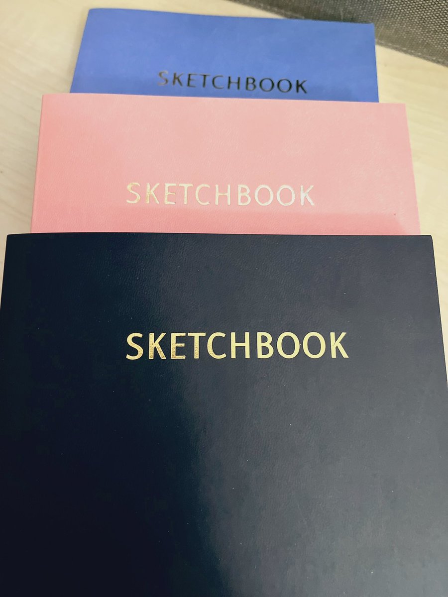 Testing out these sketchbooks found at Five Below/Beyond. Really like the simple  look and softcover.