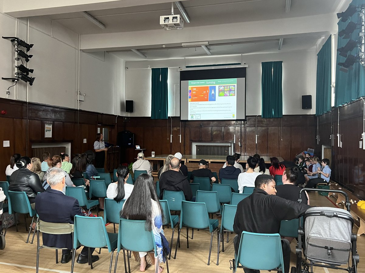 StCharlesGla's tweet photo. Week 4 of our #PreEntryVisits and Mrs Burke told the parents all about @glasgowcounts and #MathsMastery. The parents were told all about #ConcretePictorialAbstract approach and the importance of maintaining a positive #MathsMindset. Some of our #MathsAmbassadors the showed the parents the @sumdog app that the children will be introduced to when they start school in August.