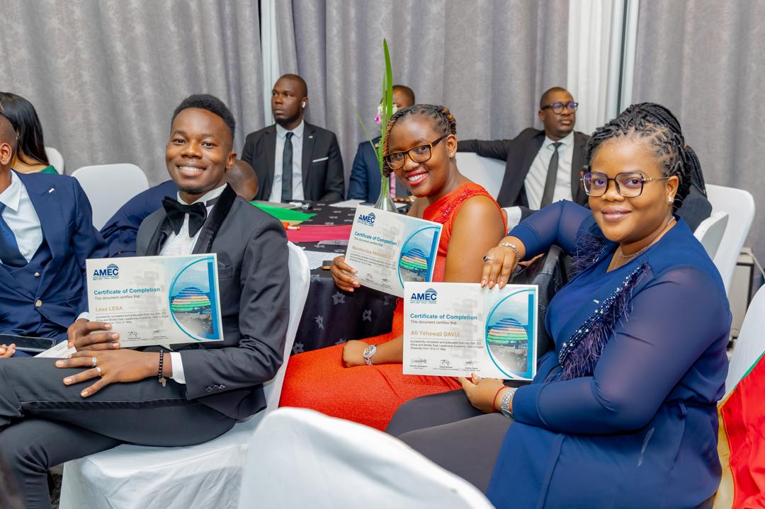 2024JCI_AMEC's tweet photo. It's a moment of pride and accomplishment as the participants of the 26th JCI Africa and Middle East Leadership Academy receive their hard-earned certificates. 🎓🌟
Congratulations to all the graduates on this significant milestone!
#AMEC2024
#JCI
#Letsmakeadifference
#levelup https://t.co/ErkX50Ah8P