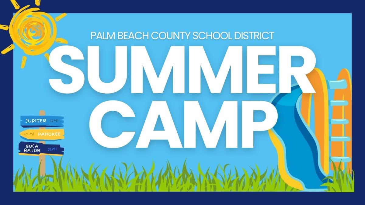 ☀️🎉 Register for PBCSD Summer Camp! Get your sneakers and sunscreen ready. It's almost time for summer camp! District summer camps are open to elementary school-age students, which includes incoming kindergartners and outgoing fifth graders. Click here to learn more: