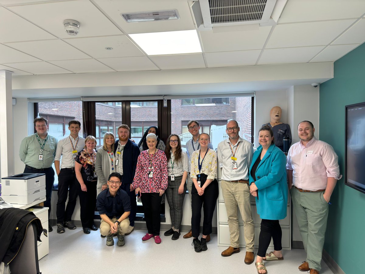 Today we delivered an OSCE exam to 80 year 3 medical students. A very happy team at the end of a successful day. #NuTH #NewcastleHospitals #MedicalEducation #OSCE #Exam