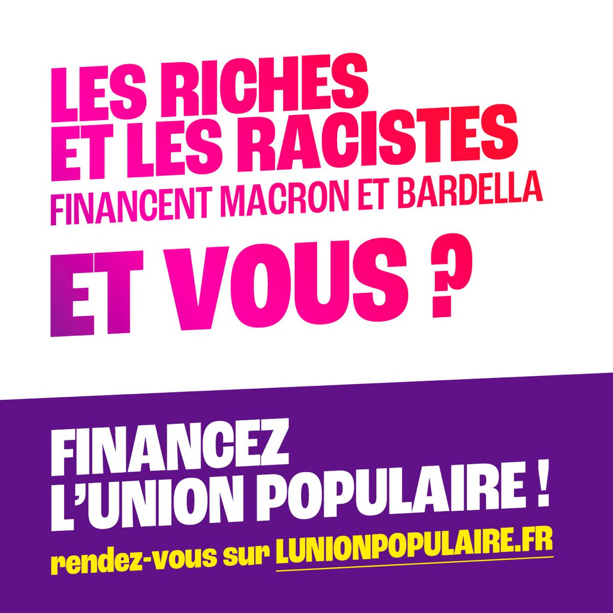 🟣 On pose ça là : lafranceinsoumise.fr/europeennes-20… #AvecManon #LaGrandeConfrontation #EmpruntPopulaire