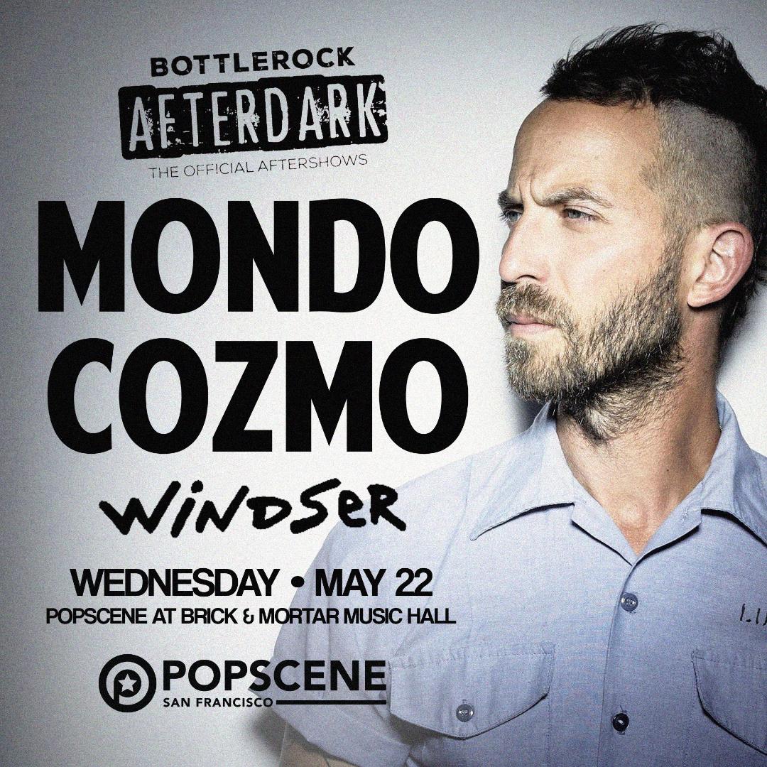 Tomorrow night! The @BottleRockNapa Pre-Party with @MondoCozmo. Live in SF! Co-Powered by @popsceneSF. TICKETS: bit.ly/3QTla3b