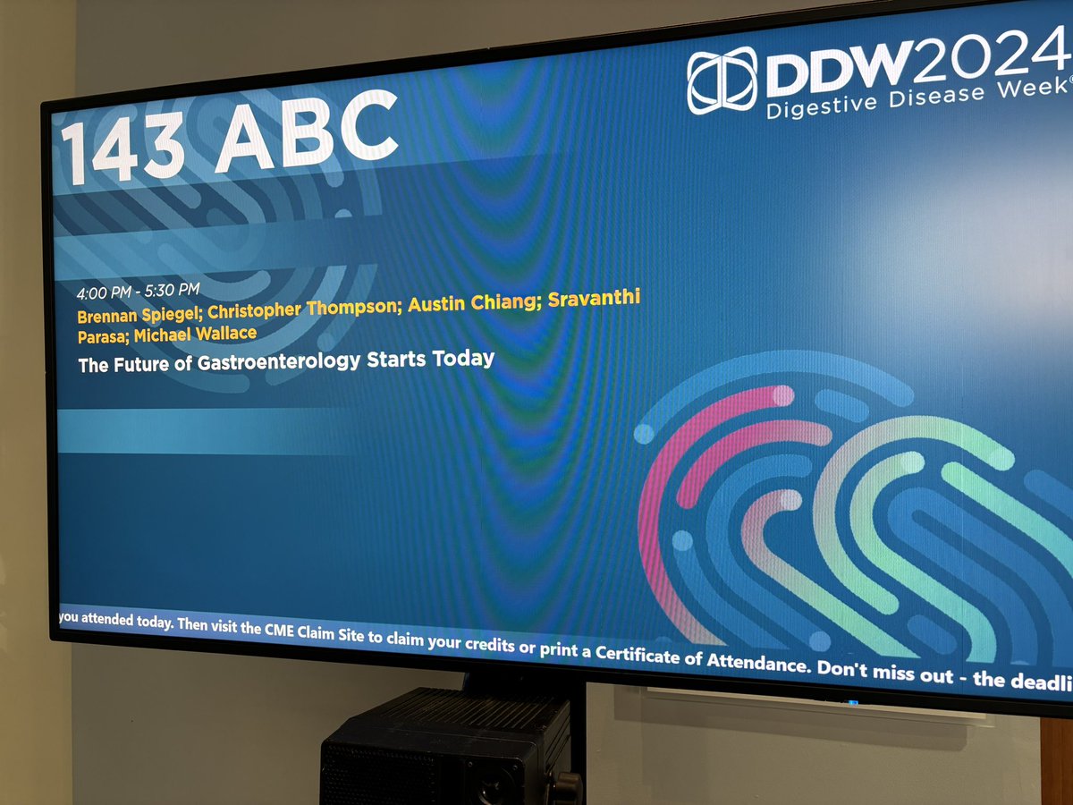 Excited to present in the closing session of #DDW2024 on “The Future of Gastroenterology Starts Today.” I’ll be discussing the evolving role of spatial computing and #AI in digestive diseases. Great lineup of speakers!