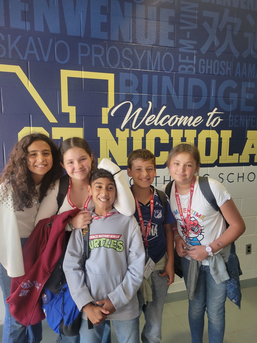 St. Nicholas WCDSB (@stnkspirit) on Twitter photo Welcome! Bienvenidos! 🇨🇦🇨🇴
Great first day for our International cultural immersion students.<a href="/WCDSBIntl/">WCDSBInternational</a> #SpiritMatters Welcome! Bienvenidos! 🇨🇦🇨🇴
Great first day for our International cultural immersion students.<a href="/WCDSBIntl/">WCDSBInternational</a> #SpiritMatters