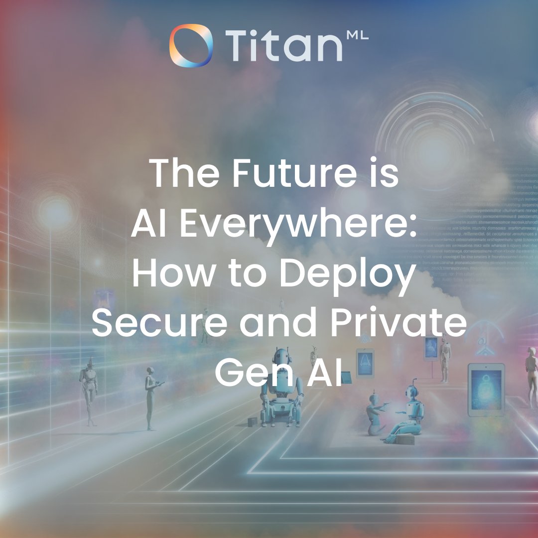The future is AI Everywhere! 🤖

* AI will soon read most text before humans do
* Self-hosting AI is key for privacy & control
* Partner with @titanml_  & @dataiku to deploy secure AI

Read more: titanml.co/resources/the-…