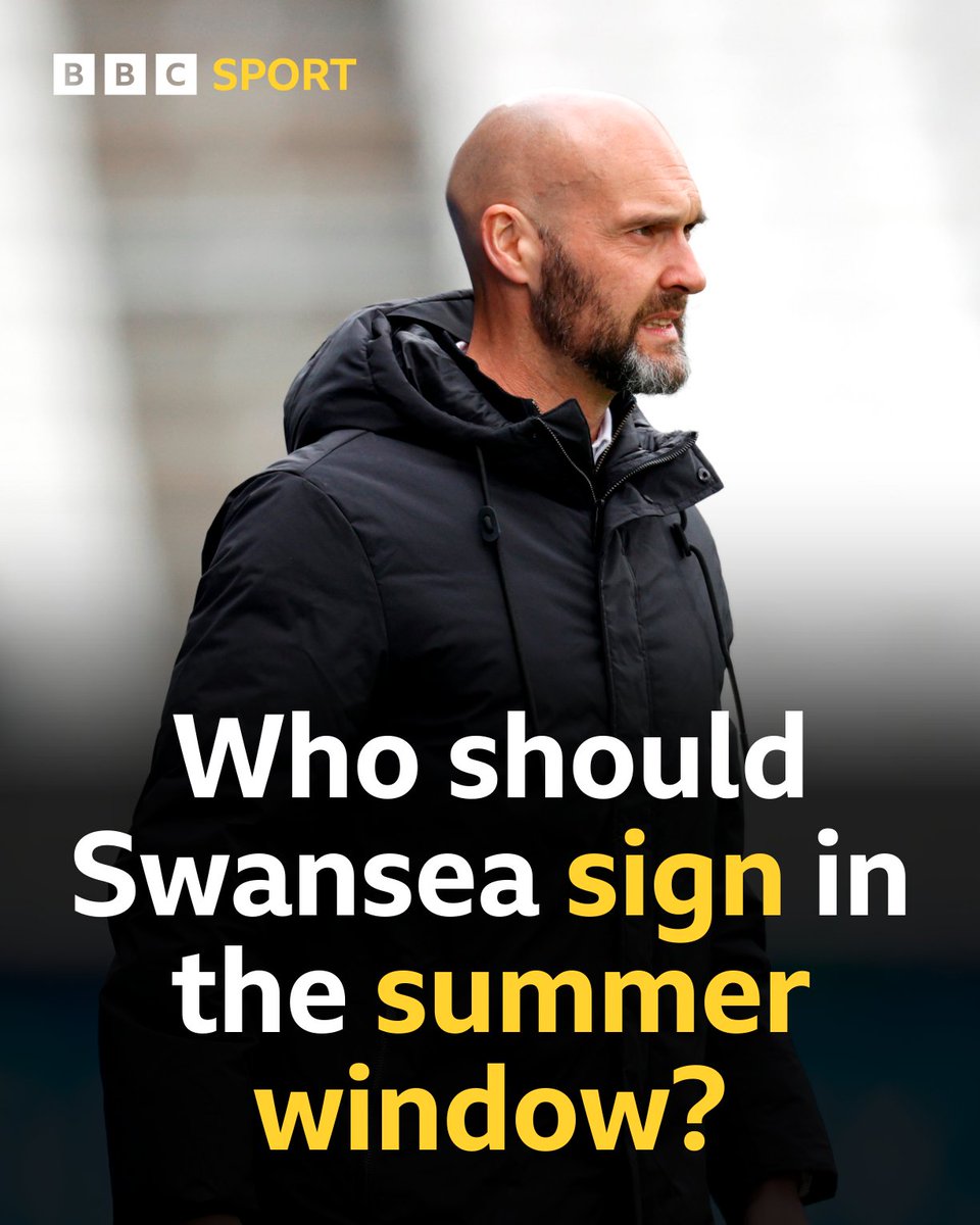 Luke Williams is in his first close-season break as Swansea’s head coach having taken charge at the Championship club in January. Who do you want to see him bring in over the summer? 🤔 #BBCFootball