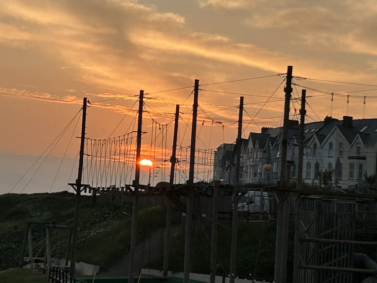 As the sun sets on another adventurous day, the high ropes are in our sights first thing tomorrow.