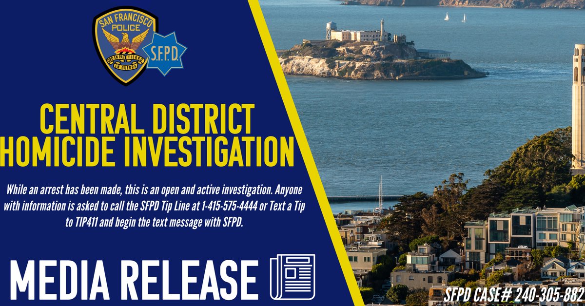 Officers have arrested a suspect connected to a homicide investigation that occurred on May 15 on the 700 block of Post St. Officers arrived on the scene and located an adult victim suffering from stab wounds who was pronounced deceased at the scene. ➡️ tinyurl.com/bdfzfjpc