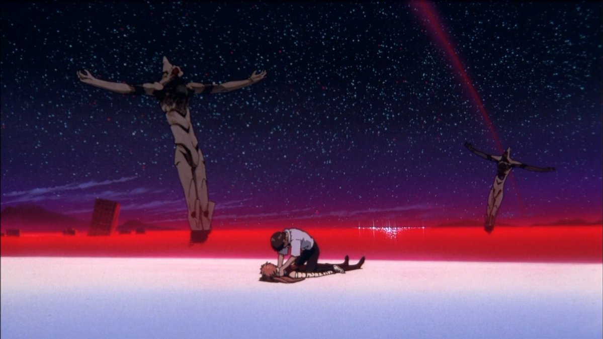 TheCinesthetic's tweet photo. The End of Evangelion (1997), dir. Hideaki Anno https://t.co/YTIGeNKPqX