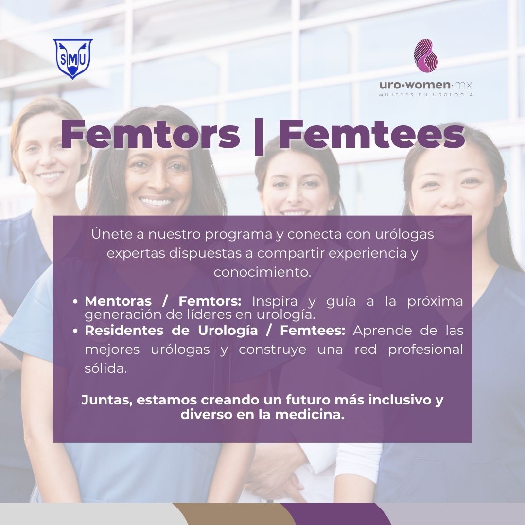 ¡Conecta con urólogas! No pierdas la oportunidad de aprender y compartir tus conocimientos💡¡Inscríbete hoy! 👩‍⚕️ ▪️Mentoras / Femtors: bit.ly/Urowomen_Mento… ▪️Residentes de Urología / Femtees: bit.ly/Urowomen_Resi #SMU24 #UroWomen #UrologíaEnMovimiento