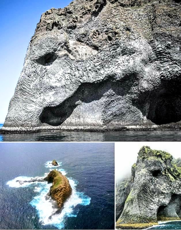 Este👇🏼é conhecido como The Elephant Rock. Está localizado em Heimaey, a maior ilha do arquipélago das Ilhas Westman, na Islândia, ao sul da Islândia. É o segundo cume mais alto da montanha Dalfjall. Incrível!