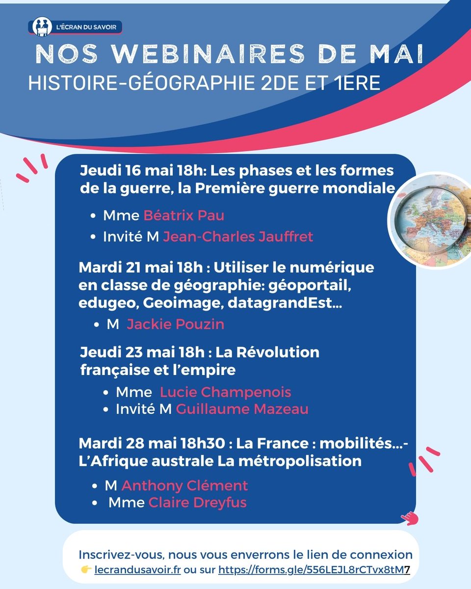RDV le mardi 28 mai si vous voulez en savoir plus sur le manuel <a href="/EcranduSavoir/">L’écran du Savoir</a> en Première en géo. J'ai la chance d'être rédactrice de la partie sur la métropolisation.