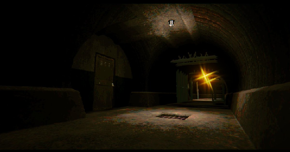 TheIndieDead's tweet photo. @CodeRed_dev horror escape game with PS1 elements. https://t.co/swof92aBFo