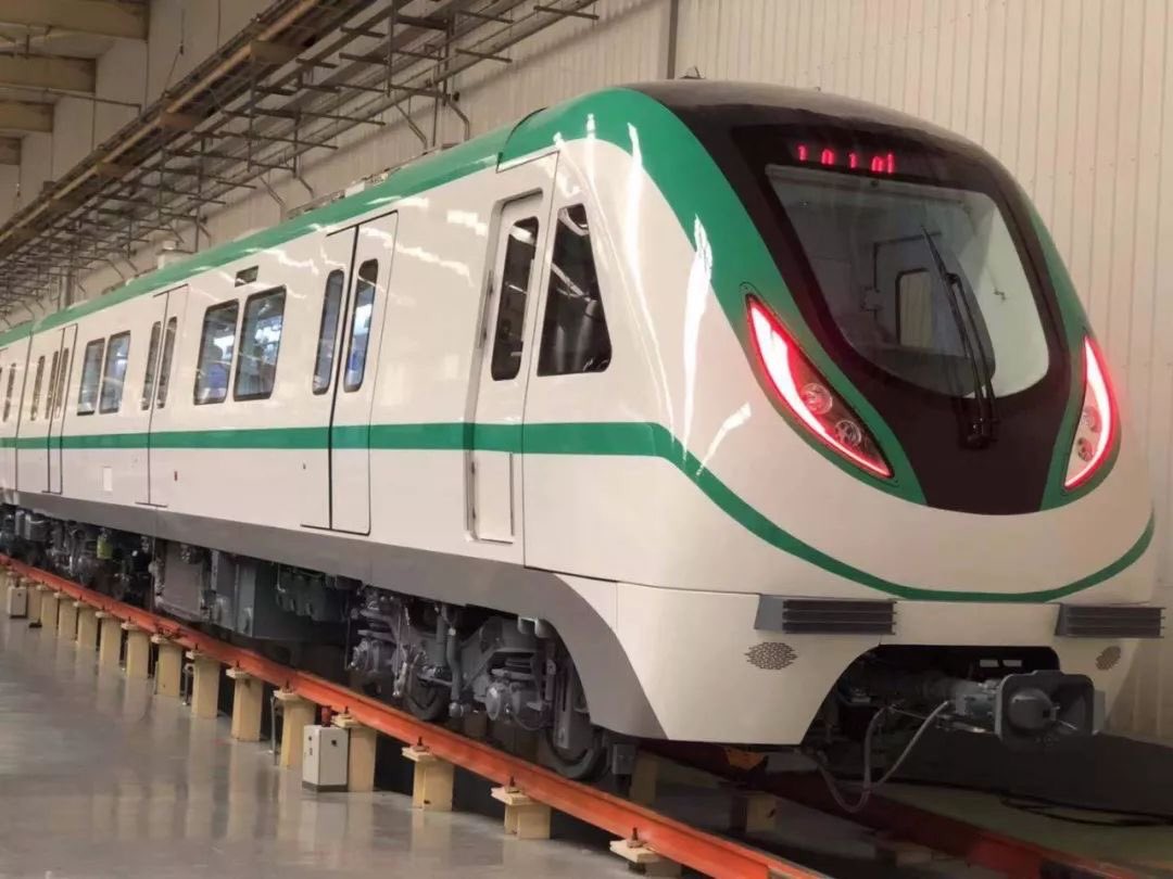 These trains are for the Abuja Light Rail - #AbujaMetro - linking the Nnamdi Azikiwe International Airport to the Abuja CBD and also the National Rail Network