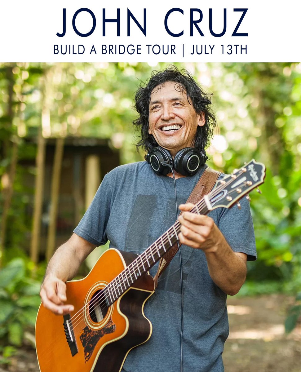 Hawaiian singer-songwriter John Cruz engages audiences with rich storytelling through songs ranging from Hawaiian to blues, folk, R&B and more. July 13 | 8pm | etix.com/ticket/p/68053…