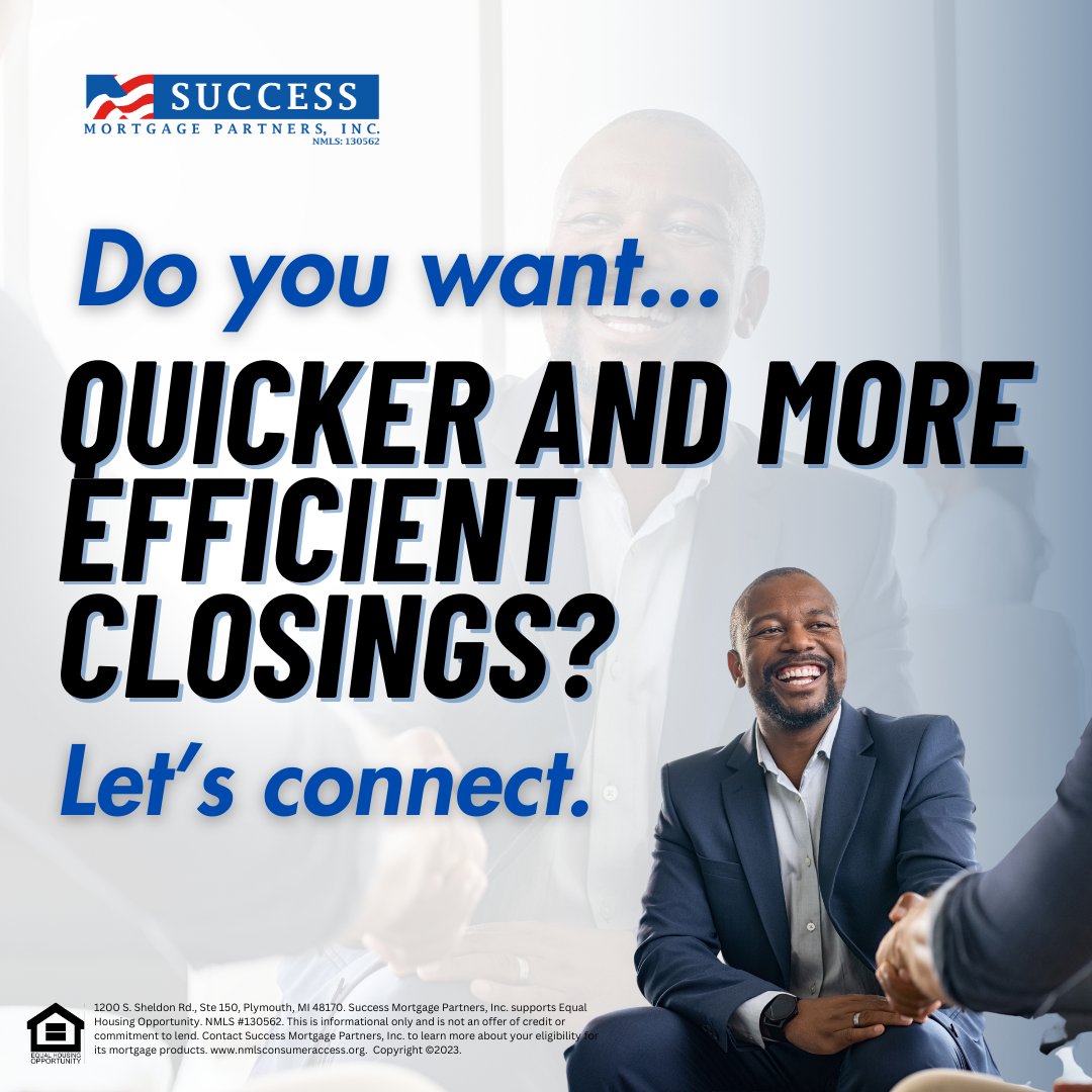 success_mp's tweet image. We would love to help you - what questions do you have about #homefinancing? 

We have some NEW PROGRAMS that may be of interest to you...

LOG ON: linktr.ee/successmortgag… to find a loan advisor near you!

#mortgagetips #mortgageloans #homefinancing #VALoans