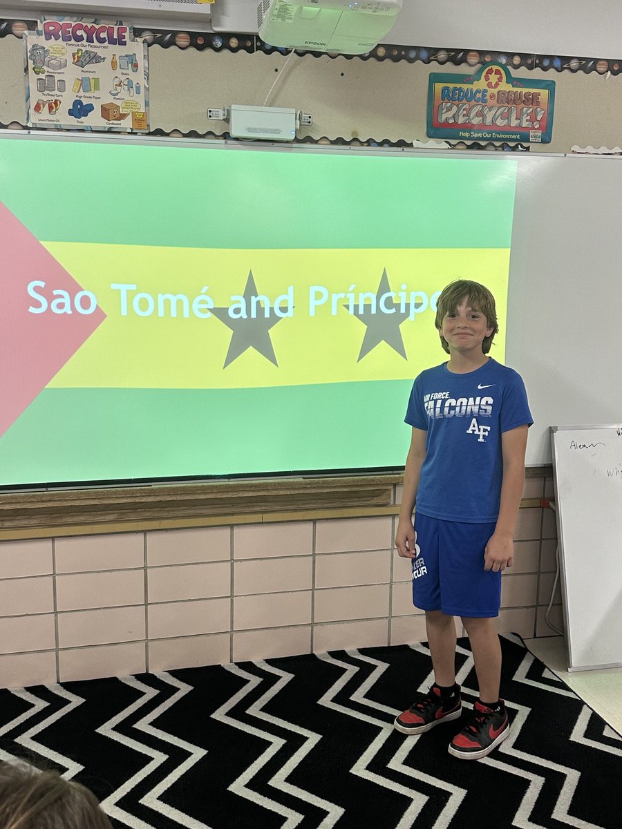 Joe’s passion project presentation on São Tomé and Principe. #engaged64