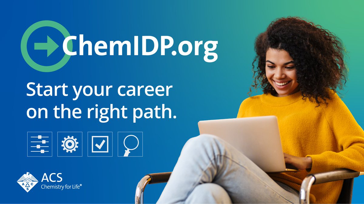 Stuck on the next step in your chemistry #career? #ACSChemIDP can help! Explore career options, strengthen your skills, & find the perfect fit for YOU. Get started on YOUR future for FREE at ChemIDP.org #ChemCareers #Grad #Postdoc #CareerPlanning