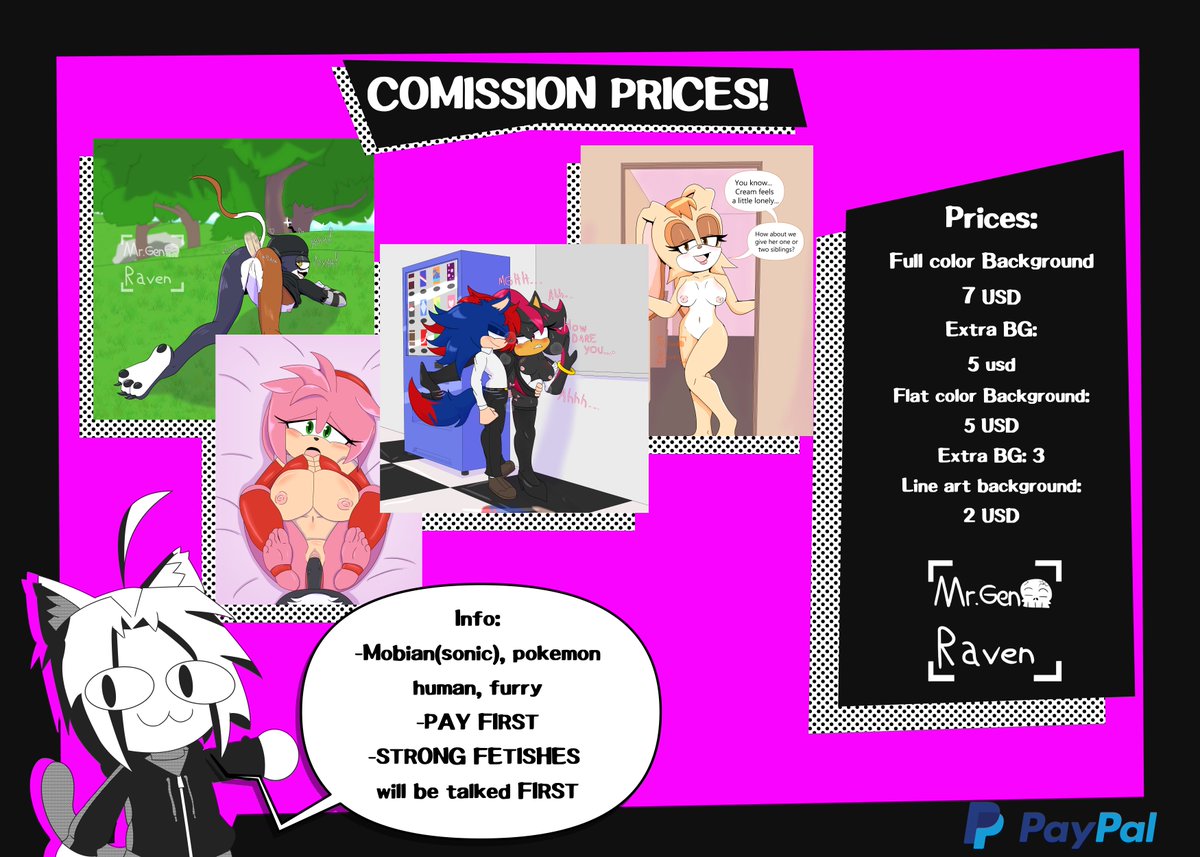 MrGenoRaven's tweet photo. 💜💜💜💜💜💜💜💜💜💜💜
💜💜💜Comission prices💜💜💜
💜💜💜💜💜💜💜💜💜💜💜
💜💜💜Send me a DM💜💜💜
💜💜💜💜💜💜💜💜💜💜💜 https://t.co/o2L0h4Lnc0