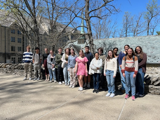 In April, Academy students, coached by Heather Rogers, competed in the American Council for Teachers of Russian Annual Regional Olympiada of Spoken Russian. Nineteen Academy students participated, earning 8 gold medals, 10 silver medals, and 1 bronze medal.