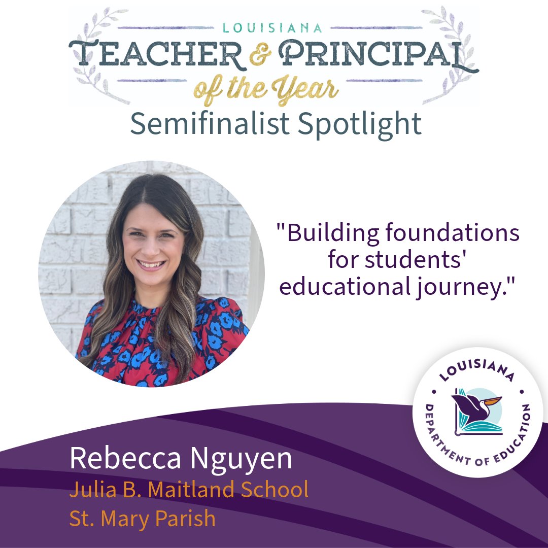 Julia B. Maitland School's Rebecca Nguyen is a Teacher of the Year semifinalist. Mrs. Nguyen believes that a collaborative approach to learning is important. It is important to create an environment where students can interact and learn from one another.