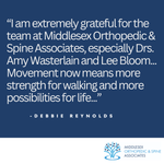 Photo by Middlesex Orthopedic & Spine Associates (@MiddlesexOrtho)