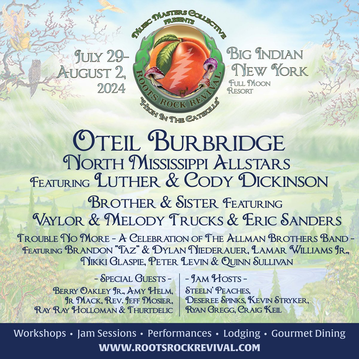 Join Oteil Burbridge and an amazing roster of special guests for a 4-night, five day, all-inclusive adventure featuring workshops, jam sessions, private performances, and so much more! Tickets are extremely limited, so reserve your spot today at buff.ly/430dcJB