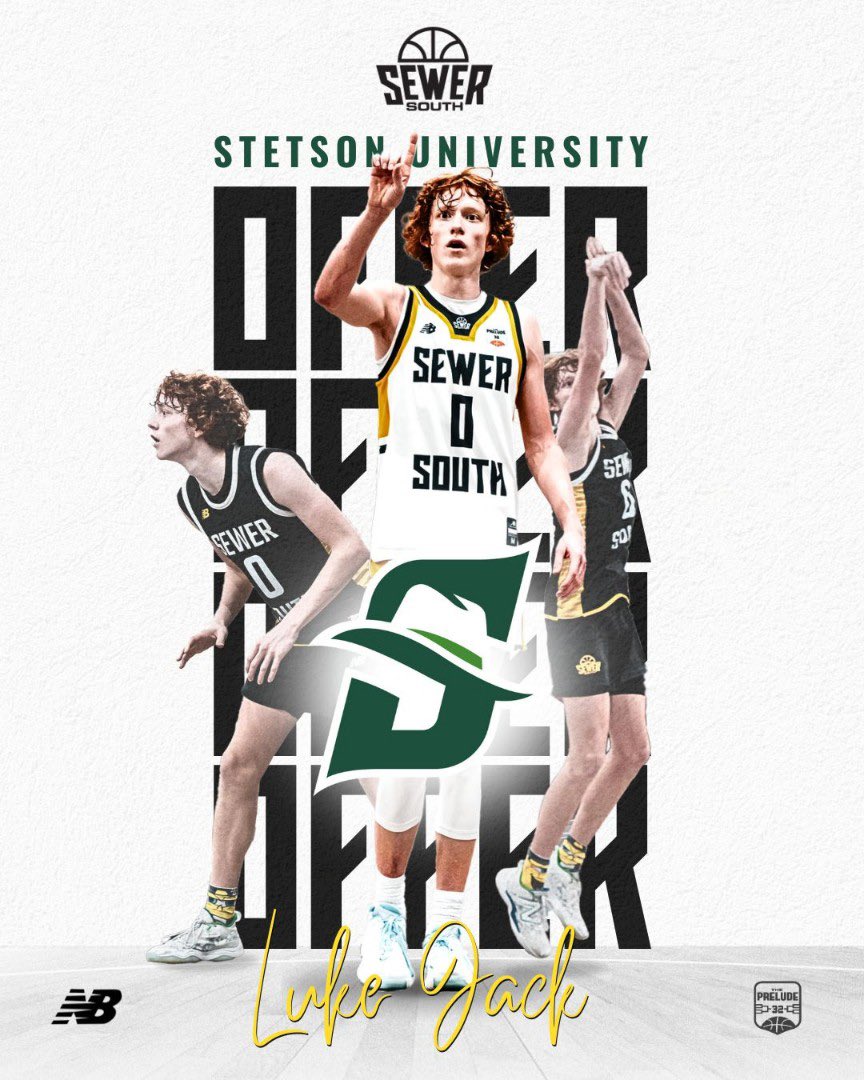 Congrats to 2025 PG Luke Jack for receiving his first D1 offer from Stetson! @lukejack25