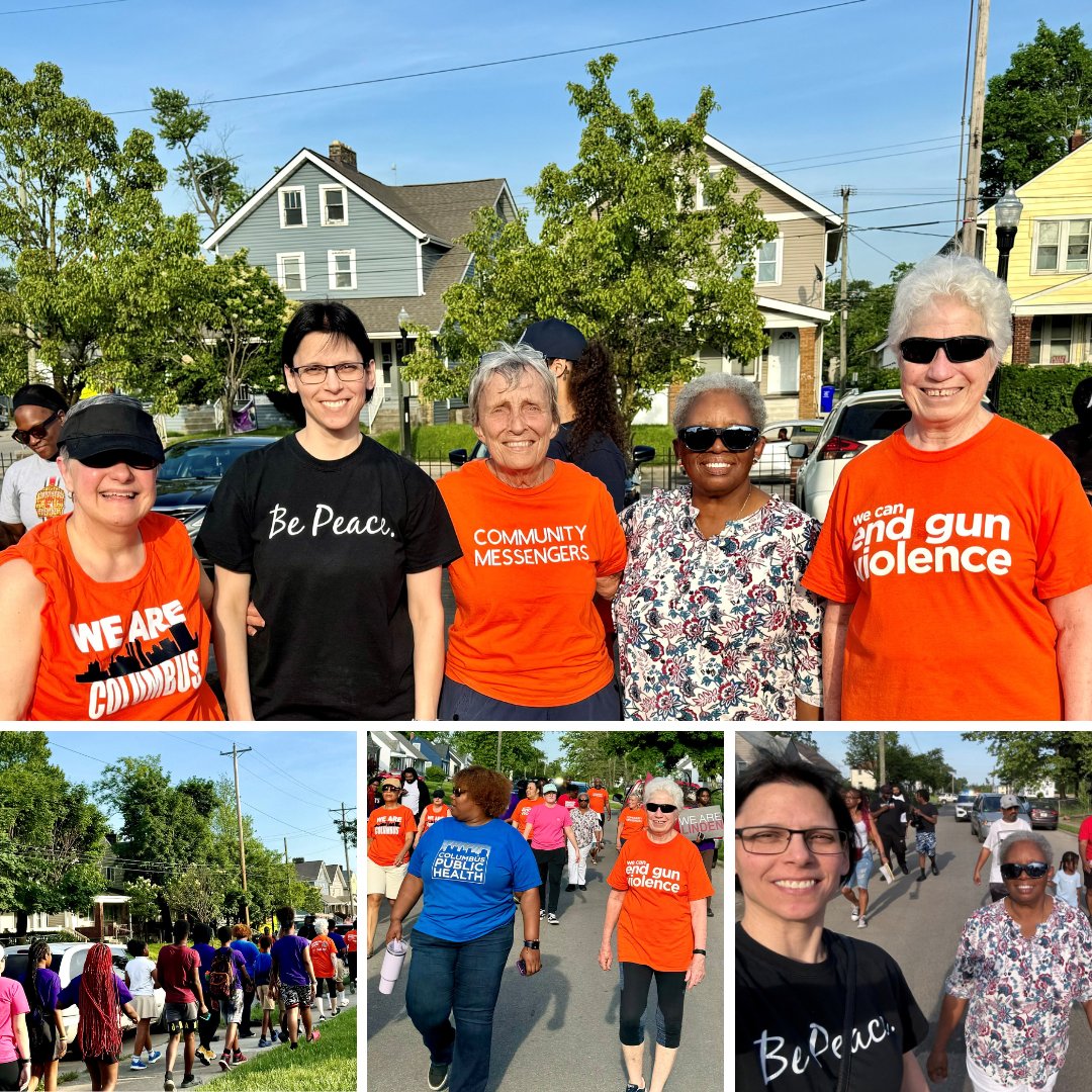 #Putdowntheguns Sisters march with the Linden community in Columbus, OH.