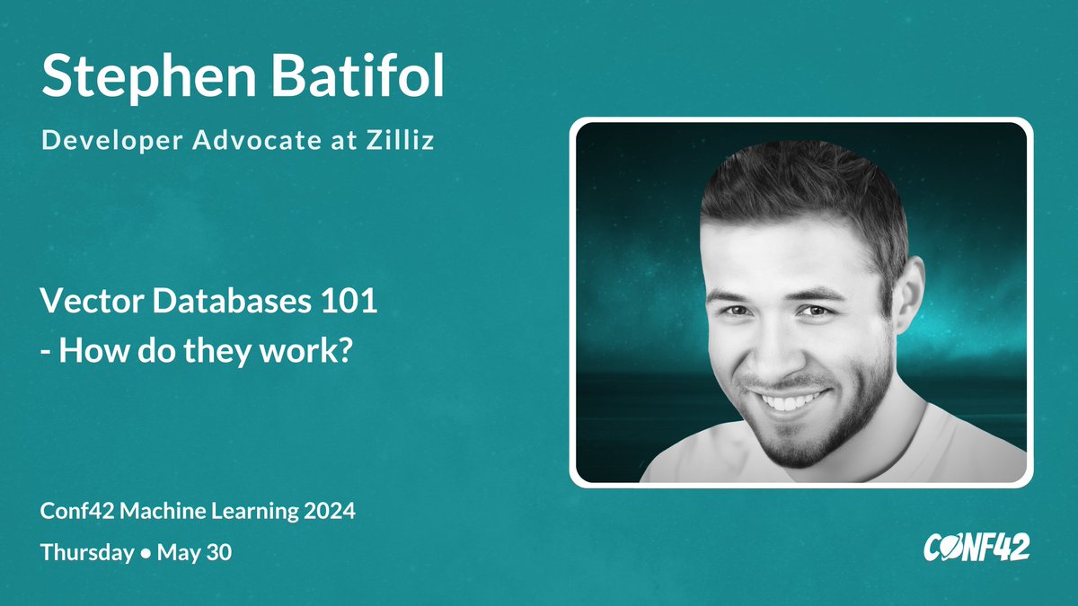 🌟Unlock the Secrets of Vector Databases at #Conf42 #MachineLearning!🌟 🔗Register now: conf42.com/Machine_Learni… Gain a deep understanding of vector databases and their role in advanced data management. #AI #VectorDatabases #DataScience #Innovation #Networking #TechCommunity