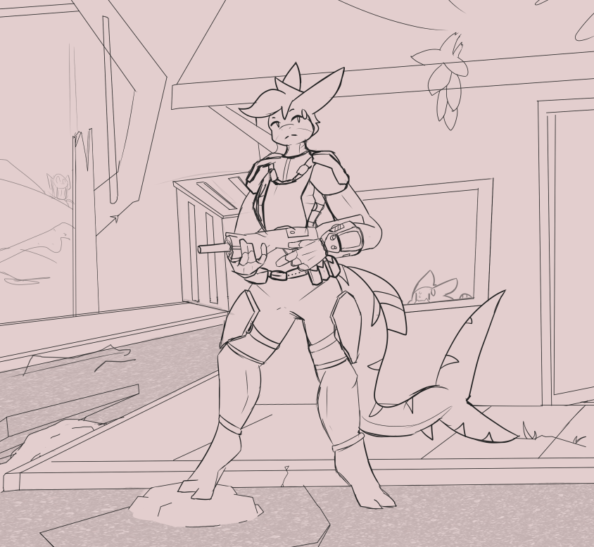 DTTArt's tweet photo. And last one for today, unfinished fallout-sketch from Last year I believe https://t.co/MTJsTxBO9Y