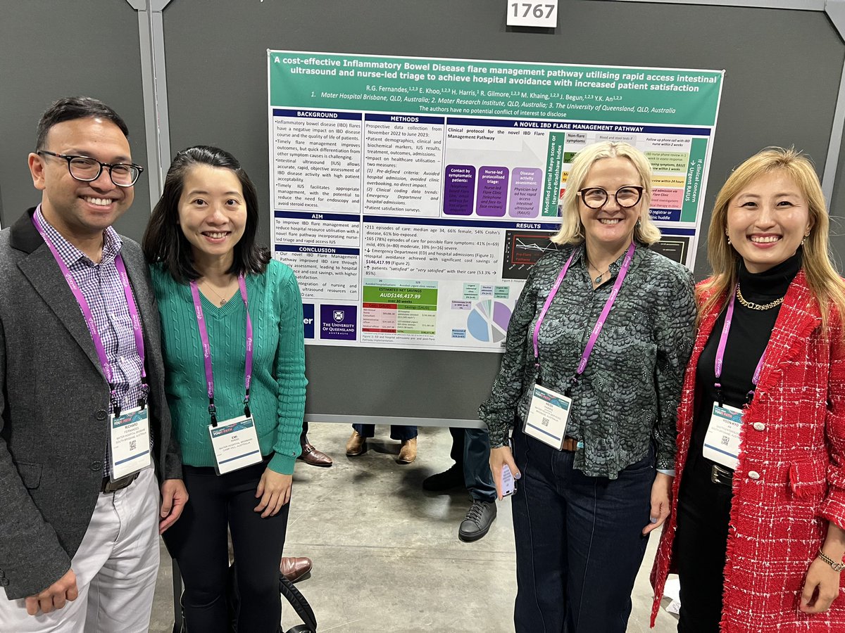 DrYoonAn's tweet photo. @MaterIBD at #DDW2024. A huge congratulations for Emi Khoo and Richard Fernandes. https://t.co/dg4oAMViud