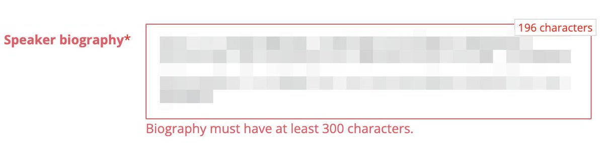 Oh well, this is a first... Just 104 more characters, as if these 196 weren't painful enough 😂 @AWSCommunityIT